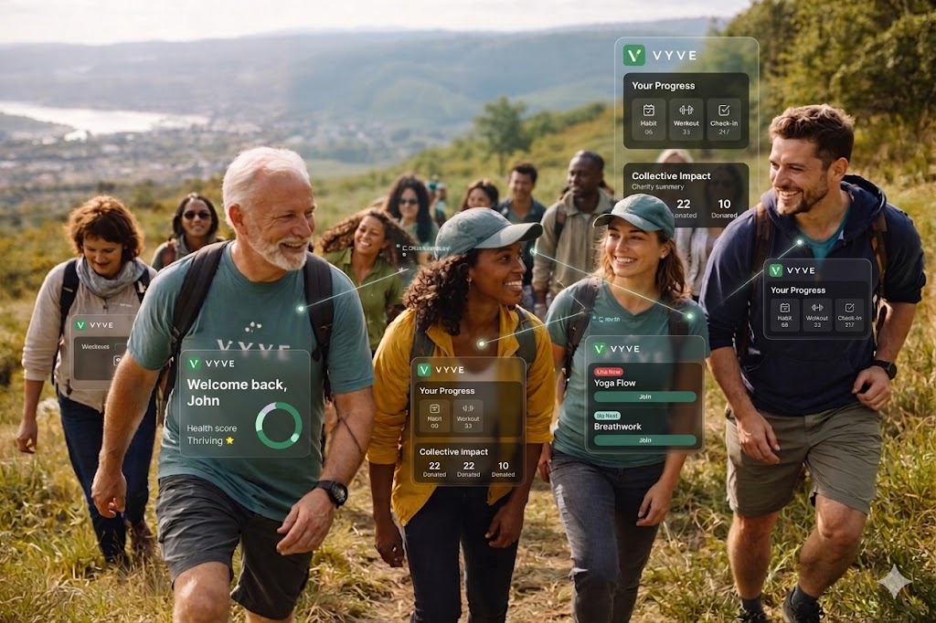 The VYVE Health community - proactive wellbeing built across body, mind and connection